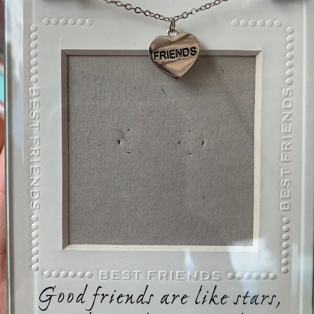 Best friend are like stars mini picture frame silver keepsake